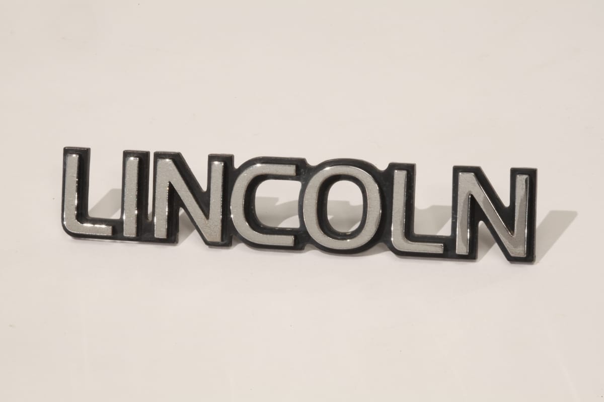 Lincoln Nameplate from 1991 Town Car The Henry Ford