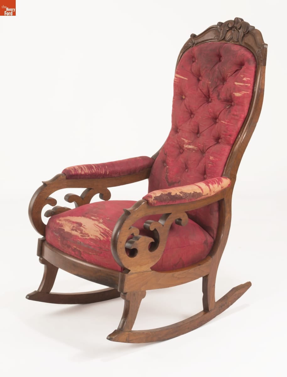 Rocking Chair Used by Abraham Lincoln at Ford's Theater the Night of