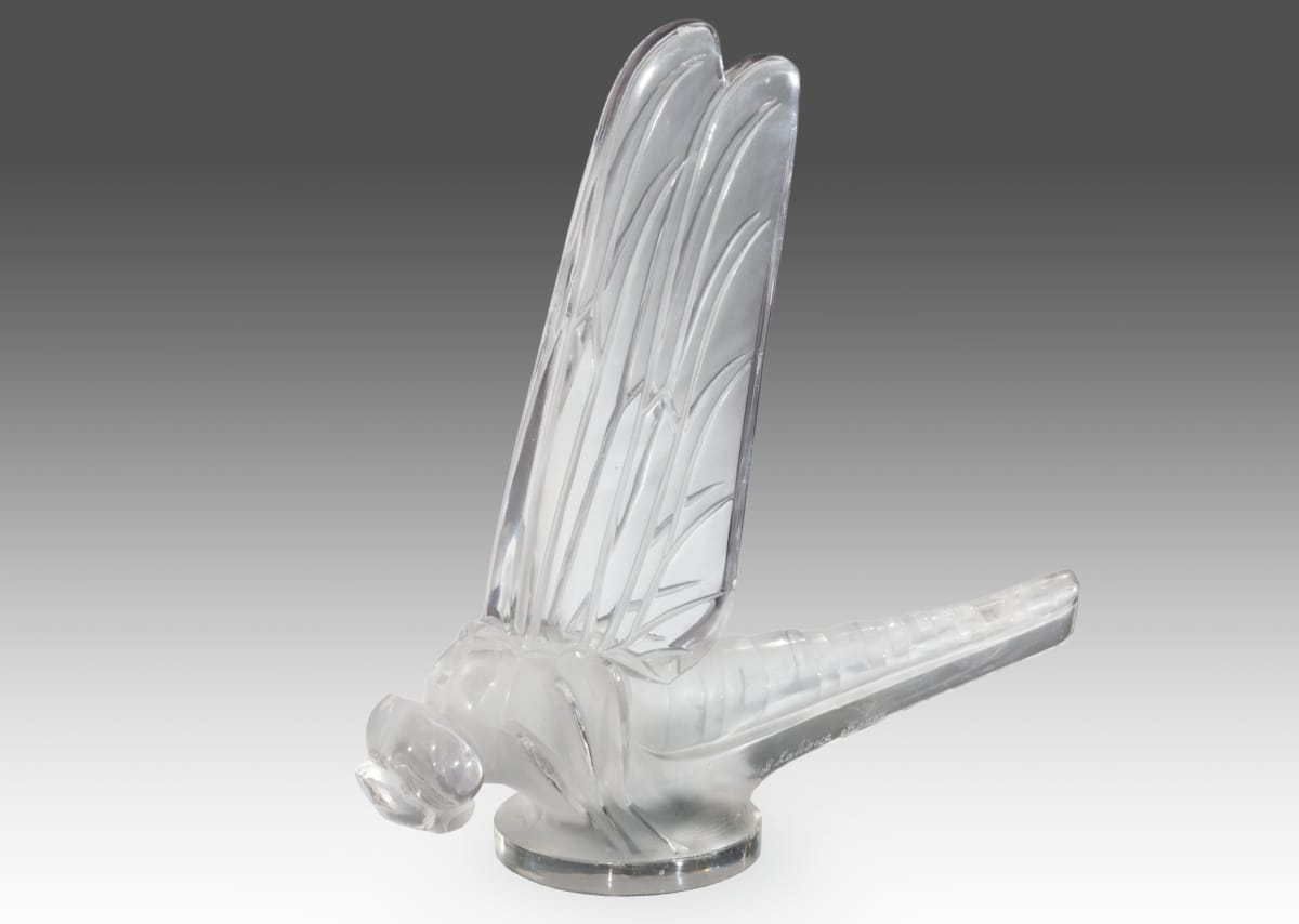 Lalique "Grande Libellule" Dragonfly Hood Ornament, 19281930 The