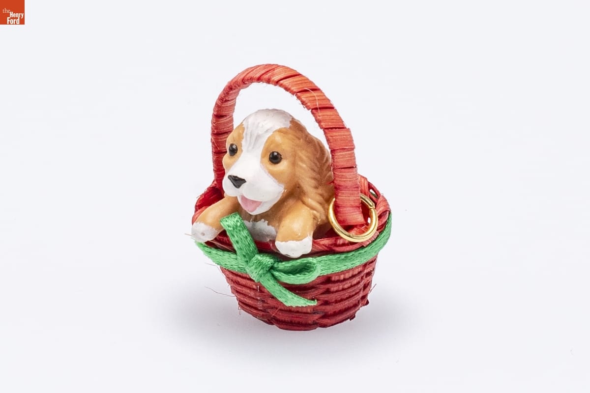 Hallmark "Basket Buddy" Miniature Christmas Ornament, 1990 The Henry Ford