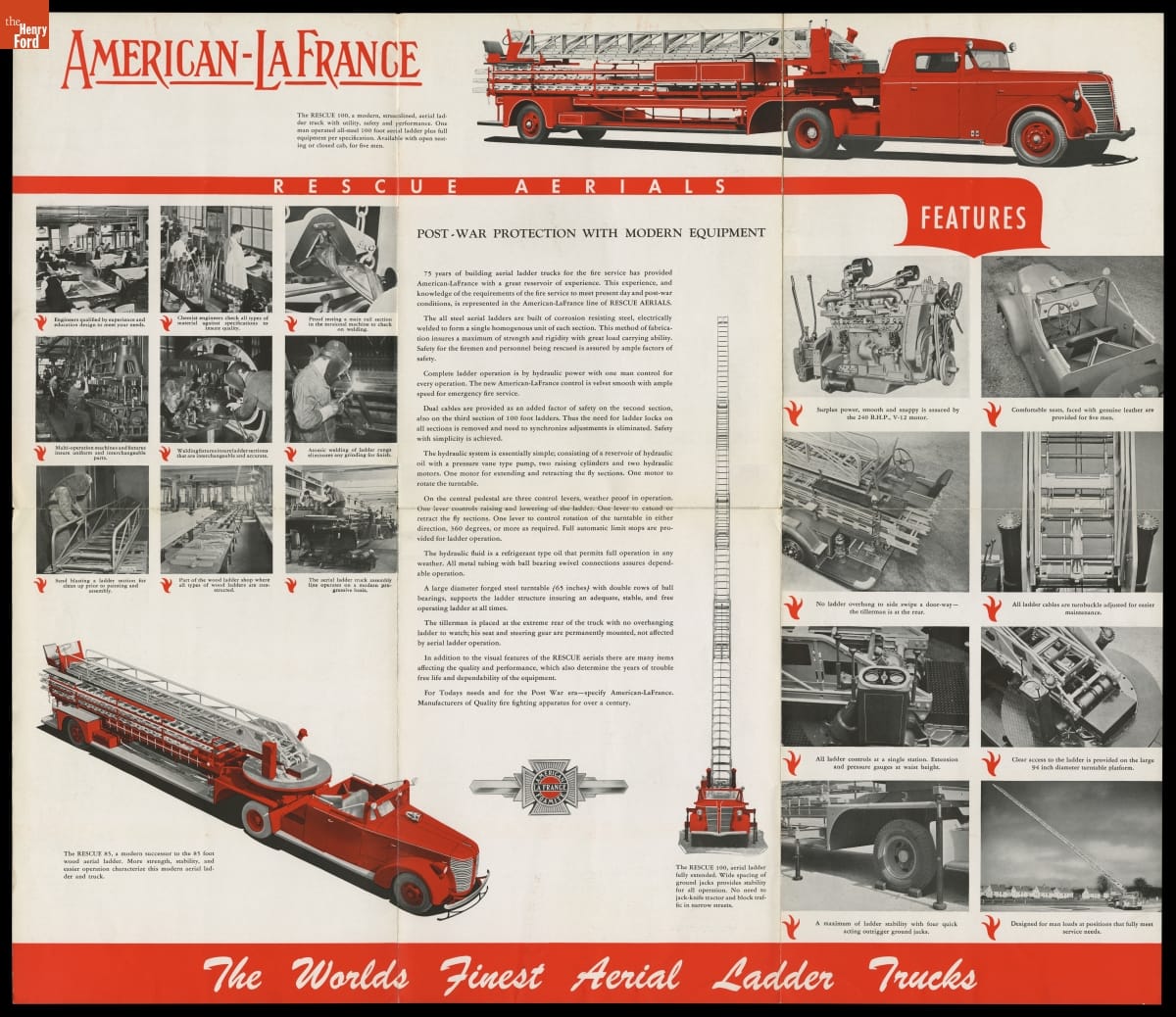AmericanLaFrance and Foamite Corporation Catalog, "Rescue Aerials