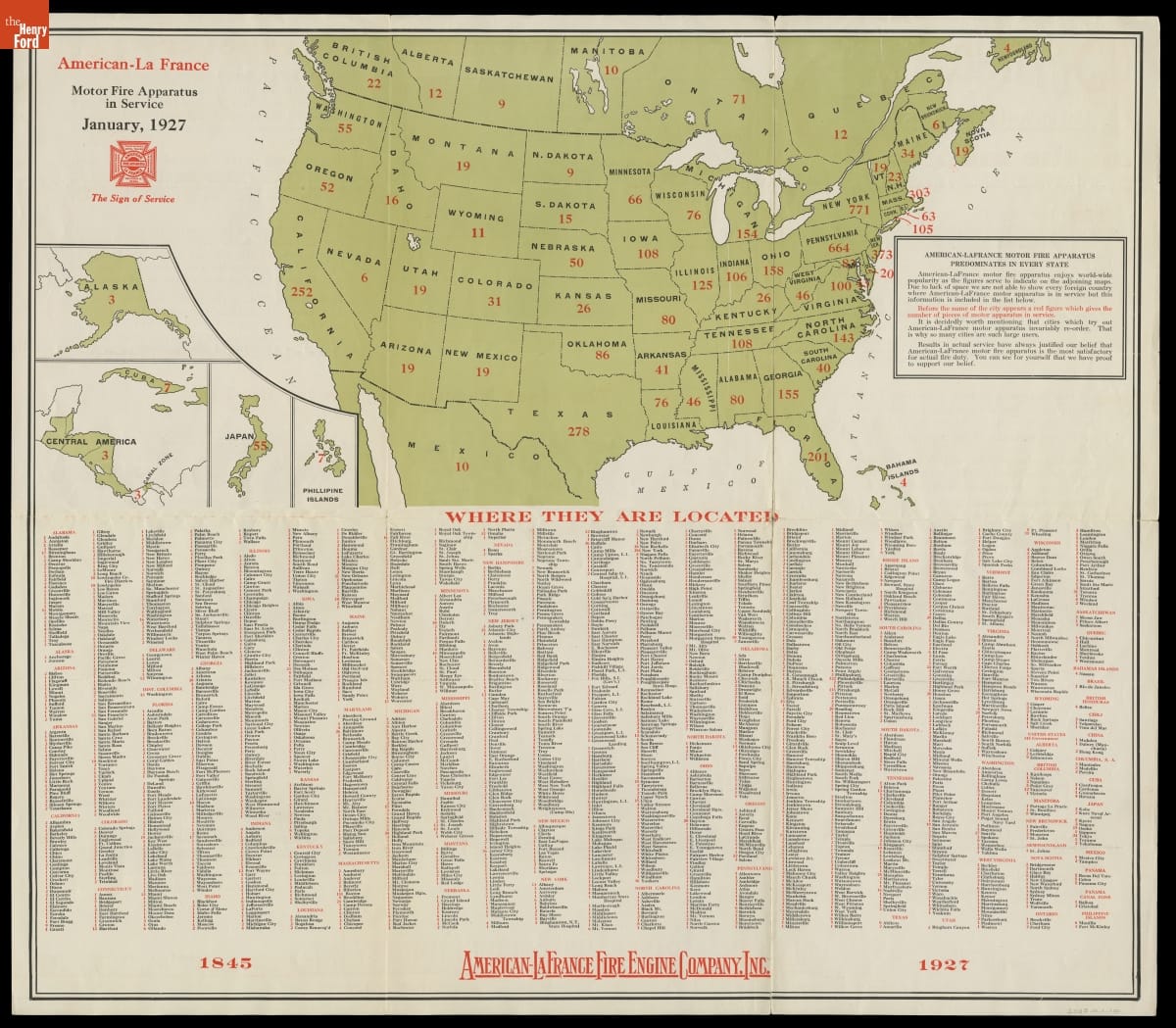 AmericanLaFrance Fire Engine Company Catalog, "Putting American