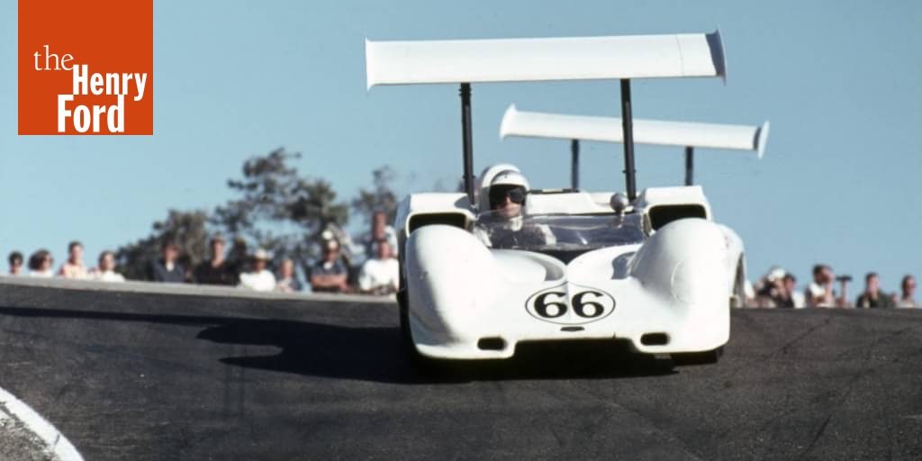 Chaparral Car with T-Bars Racing at Nurburgring, Germany, 1967 - The ...