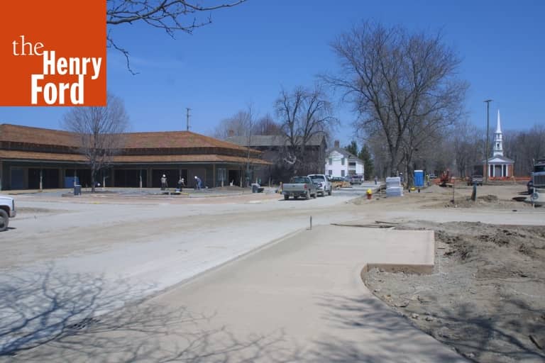 Newly-Paved Intersection of Christie and Main Streets, Greenfield ...