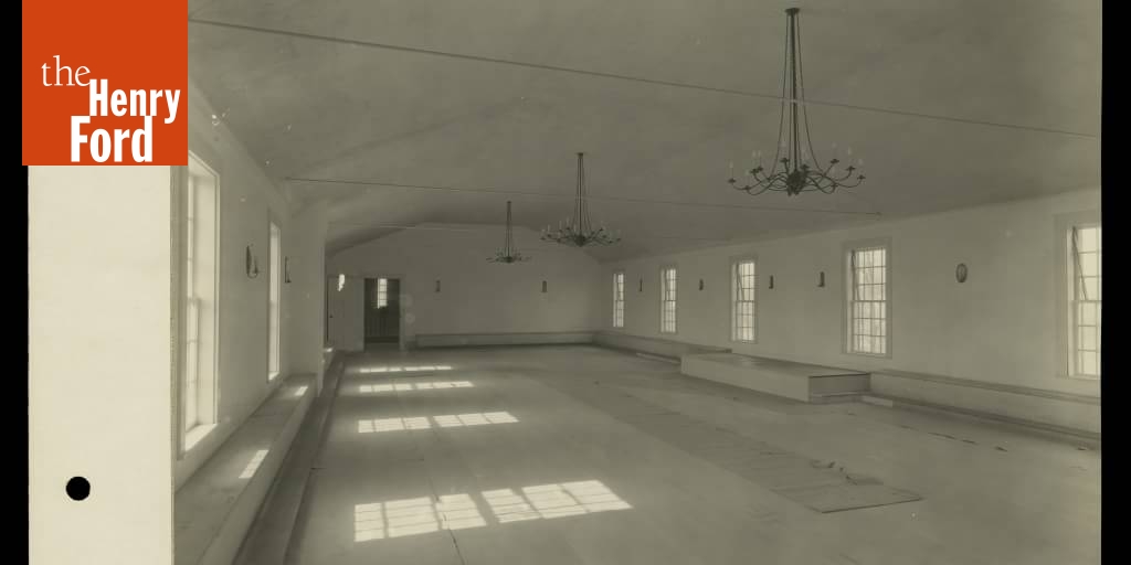 Ballroom at the Botsford Inn, Farmington, Michigan, 1925 The Henry Ford