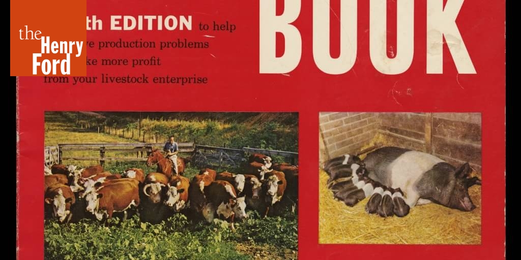 Book, "Successful Farming's Livestock Book," 1959 The Henry Ford
