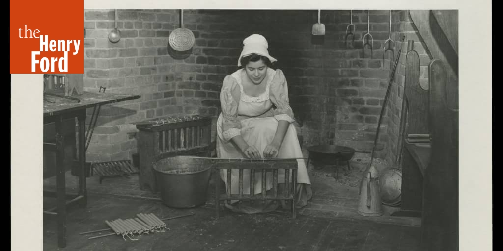 Making Candles at Susquehanna House, Greenfield Village, 19561957 The Henry Ford