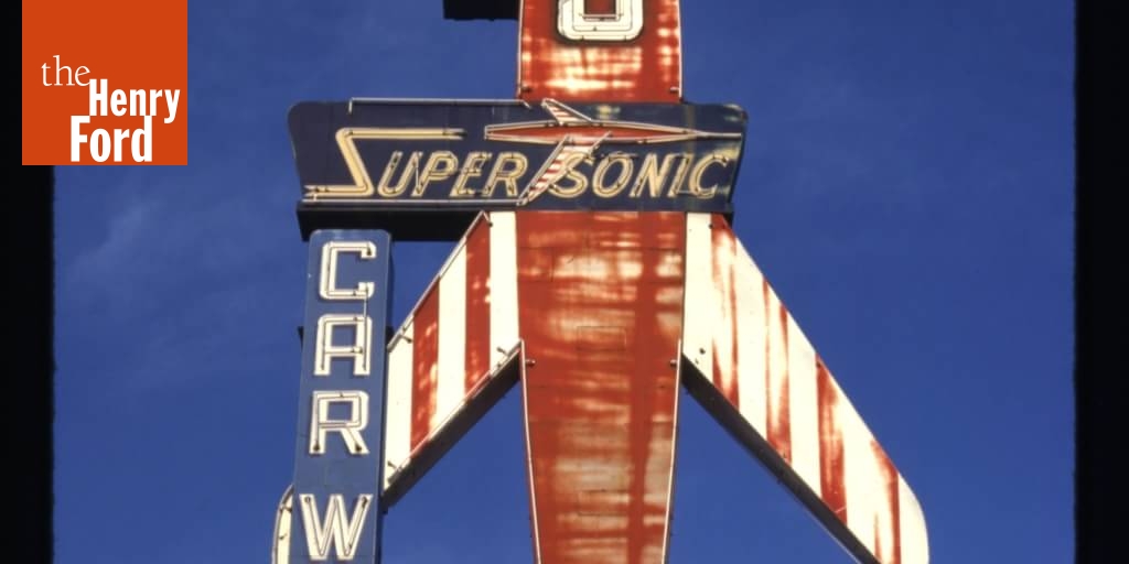 Supersonic Car Wash Sign, Billings, Montana, 1980 The Henry Ford