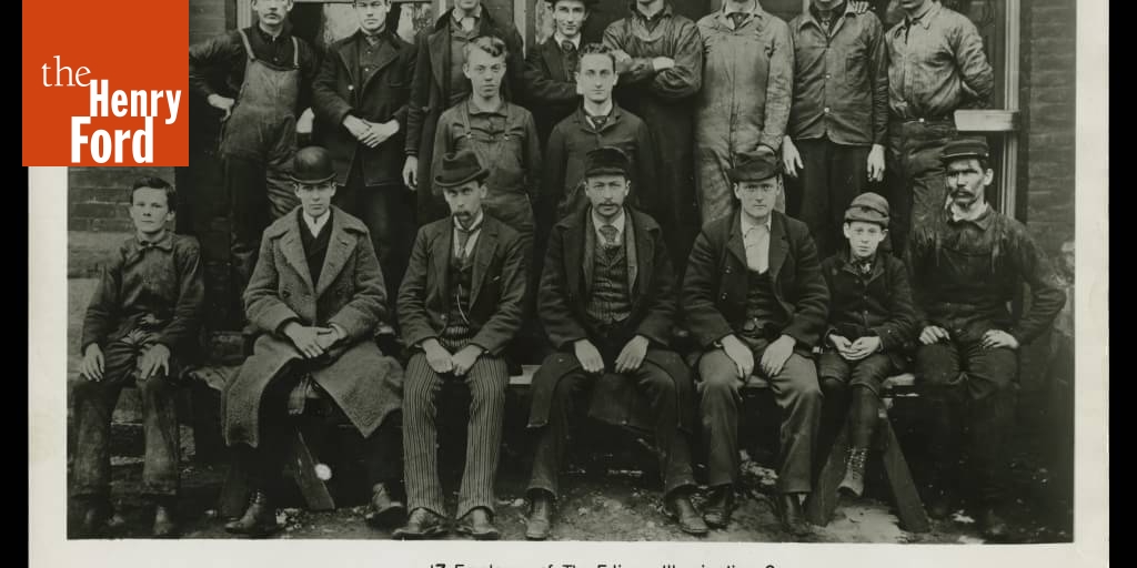 Edison Illuminating Company Employees, Including Henry Ford, March 1893