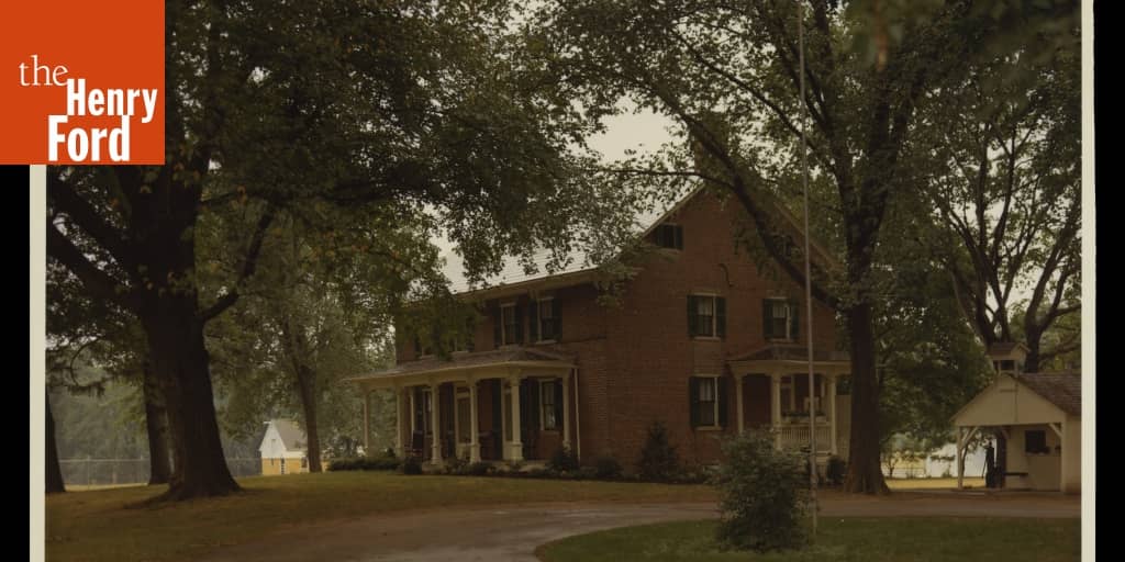 Firestone Farmhouse at Its Original Site, Columbiana County, Ohio, 1965