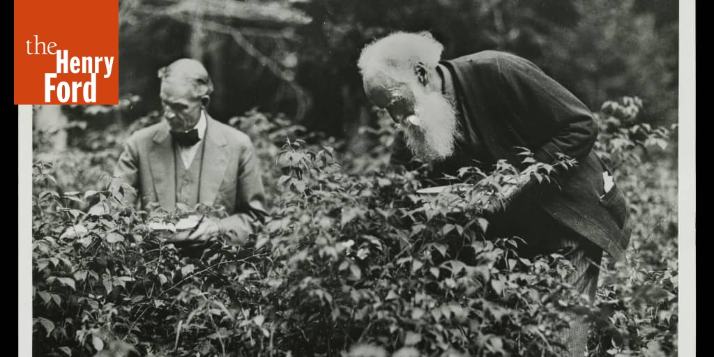 Henry Ford and John Burroughs on a "Vagabonds" Camping Trip, 1919 The