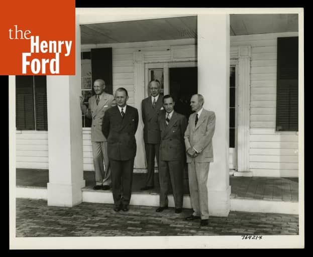 Henry Ford, Edsel Ford, and Ford Motor Company Executives at Eagle