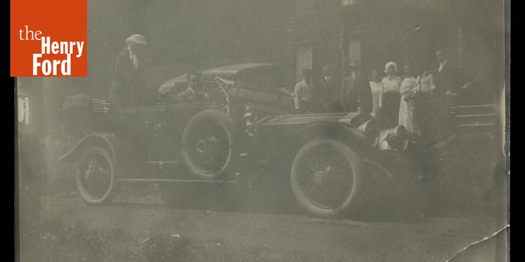 Henry Ford, John Burroughs, and Others at Woodchuck Lodge, circa 1918