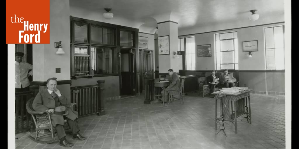 Interior of Passenger Terminal at Ford Airport, Dearborn, Michigan