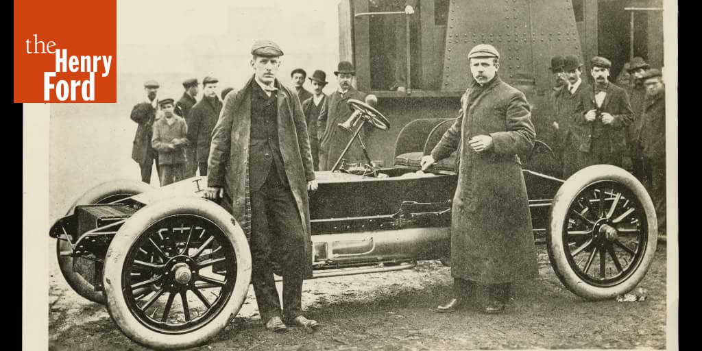 Alexander Winton with the "Bullet 2" Racer The Henry Ford