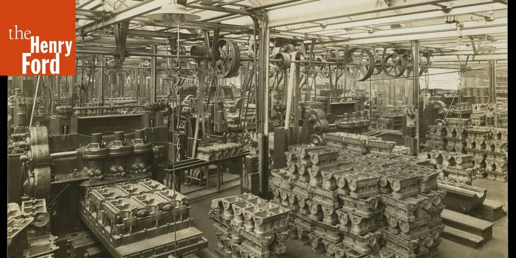 Machine Shop at Highland Park Plant, January 10, 1915 The Henry Ford
