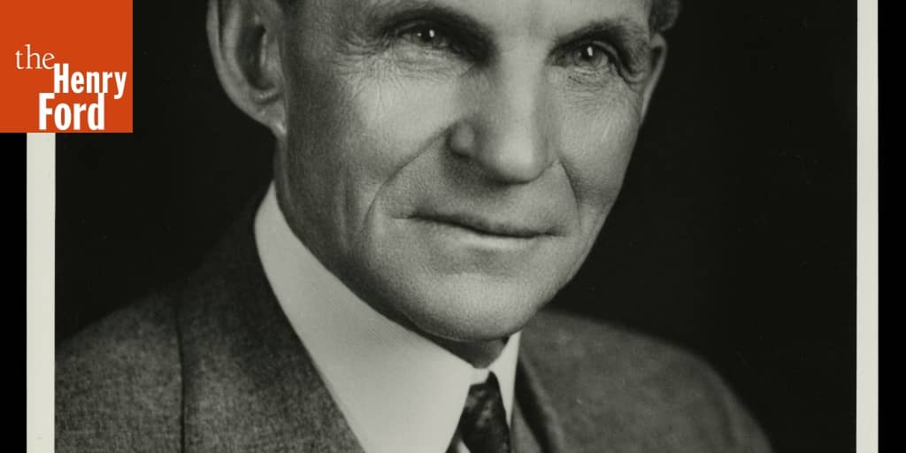 Official Company Portrait of Henry Ford, 1933 - The Henry Ford
