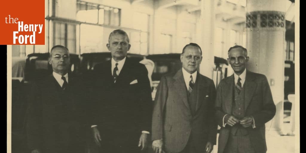 Henry Ford and Ford Motor Company Executives at Ford Engineering