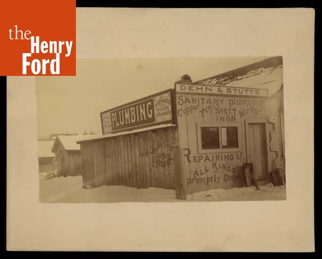 Dehn & Stutts Sanitary Plumbers, Iron Mountain, Michigan, 19001909
