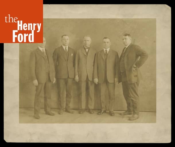 Ford Motor Company Executives John Wandersee, Gus Degener, Frank Kulick