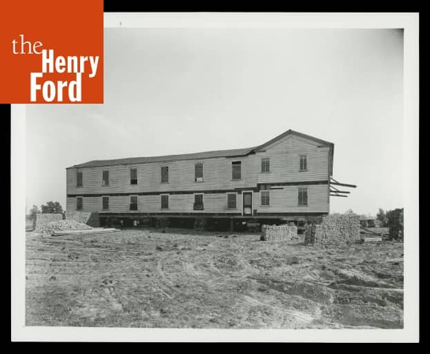 Moving the Botsford Inn, Farmington, Michigan, October 1924 The Henry