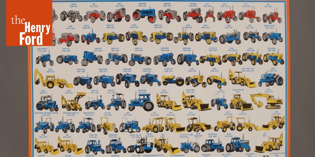 Poster, "History of Ford Tractors," 19171983 The Henry Ford