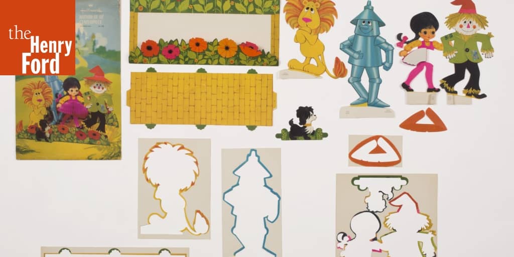 "Wizard of Oz" Paper Party Centerpiece, 1970-1975 - The Henry Ford