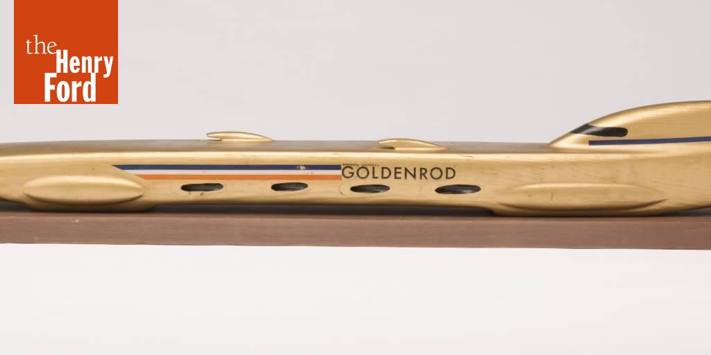 Scale Model of Goldenrod Land Speed Record Race Car, 1966 The Henry Ford