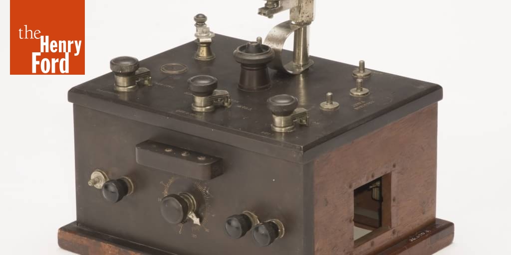 Fessenden Wireless Telegraph System, 19081910 The Henry Ford