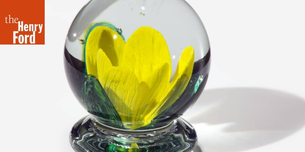 Paperweight by Joe Zimmerman, 1968 The Henry Ford