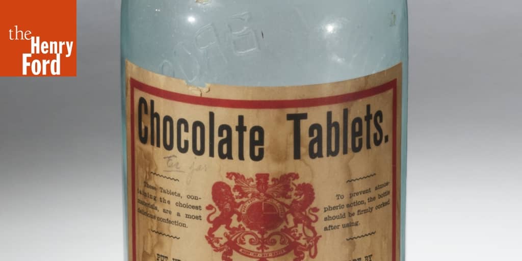Candy Brothers "Chocolate Tablets" Jar, 19071920 The Henry Ford