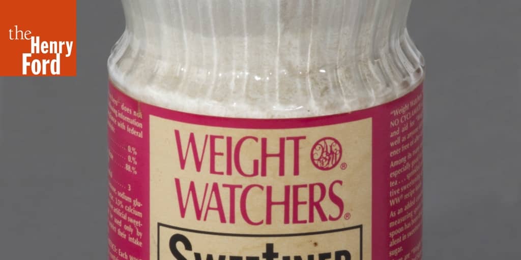 Weight Watchers "Sweet'ner" Jar, circa 1972 The Henry Ford