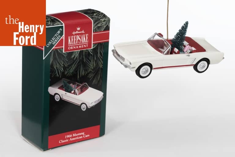 Hallmark "Classic American Cars Series 1966 Mustang" Christmas