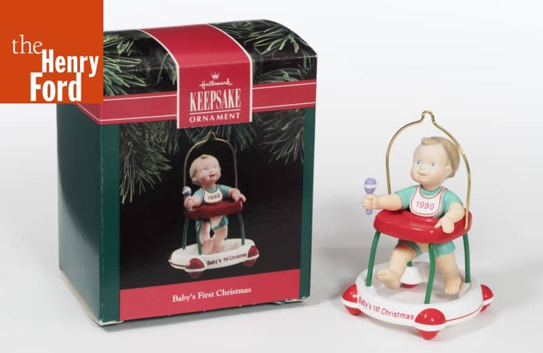 Hallmark babys first christmas ornament 1990
