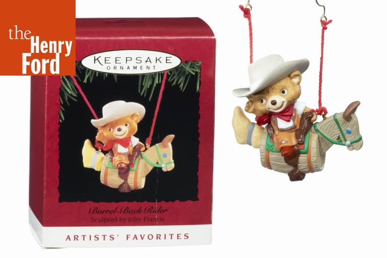 Hallmark "BarrelBack Rider" Christmas Ornament, 1995 The Henry Ford