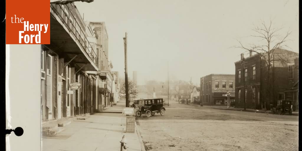Broadway Street, Wellston, Ohio, circa 1924 The Henry Ford