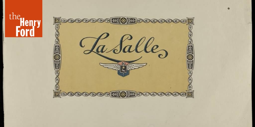 1927 Cadillac LaSalle Sales Catalog The Henry Ford