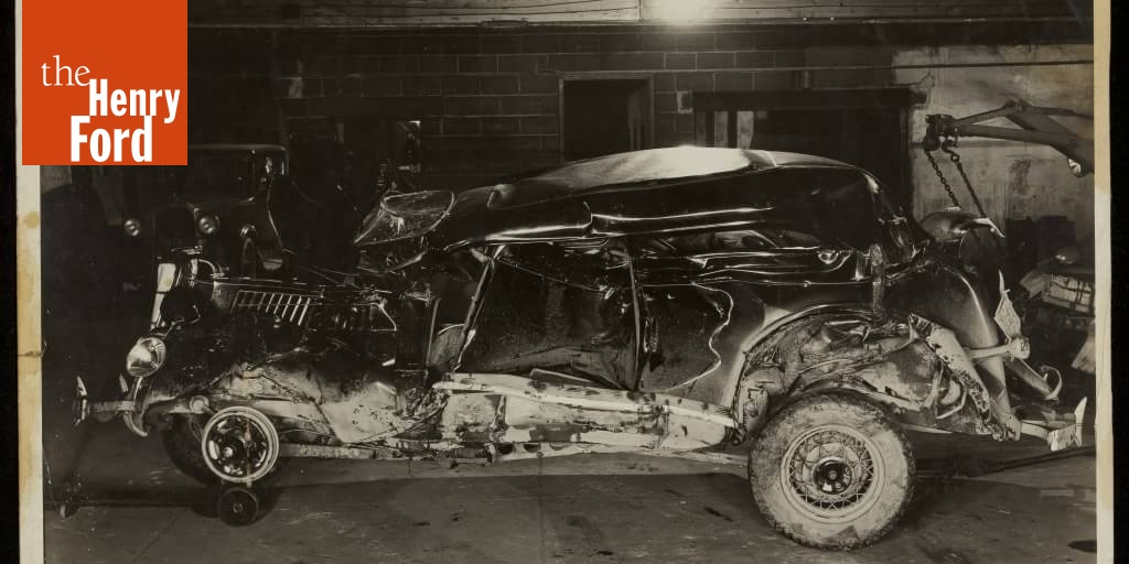 Car Involved in an Accident with a Train, Perrysburg, Ohio, 19301945
