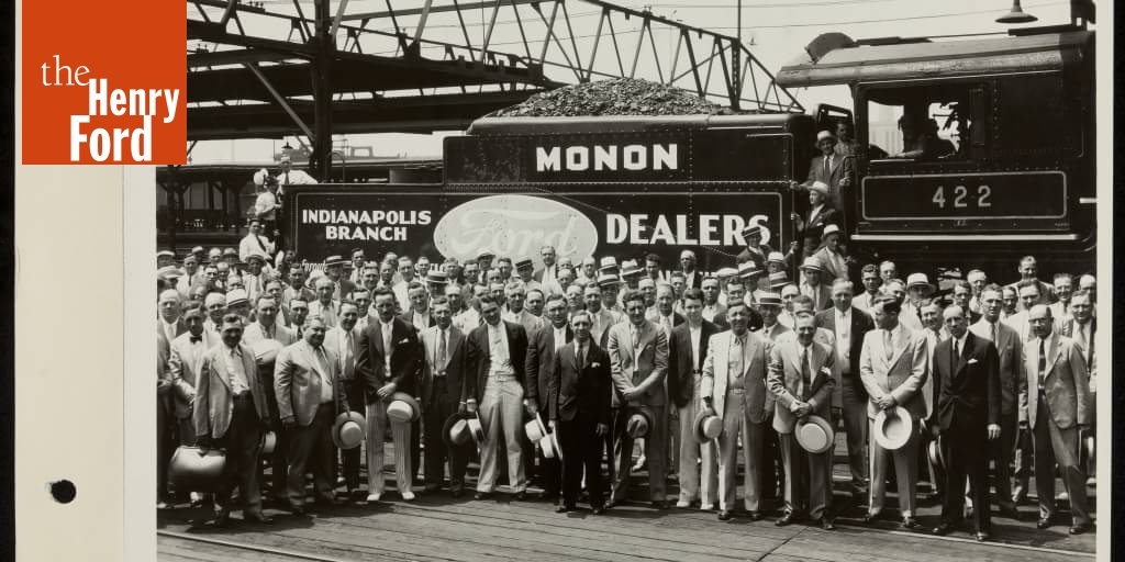 Indianapolis Ford Dealers during Visit to the Century of Progress