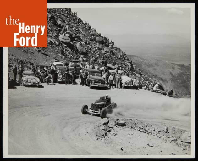 Bobby Unser Driving in the Pikes Peak Hill Climb, 1955 The Henry Ford