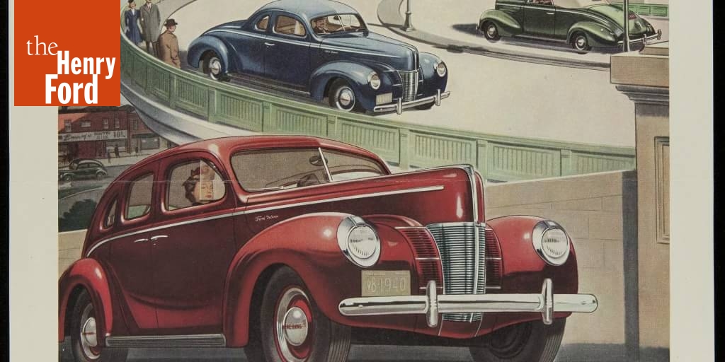 Advertisement For The 1940 Ford Deluxe Fordor Sedan Watch The Fords
