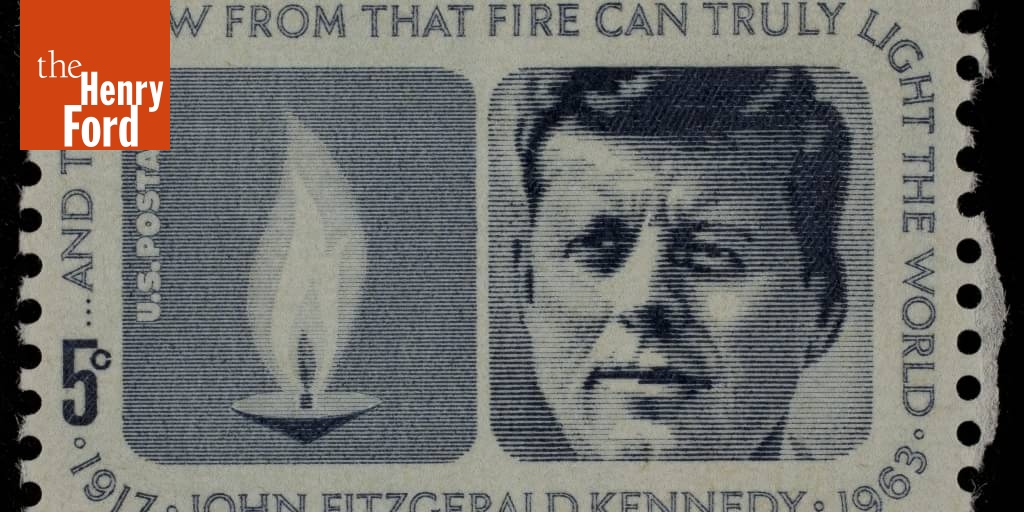 Commemorative United States Postage Stamp for John F. Kennedy, 1964 The Henry Ford
