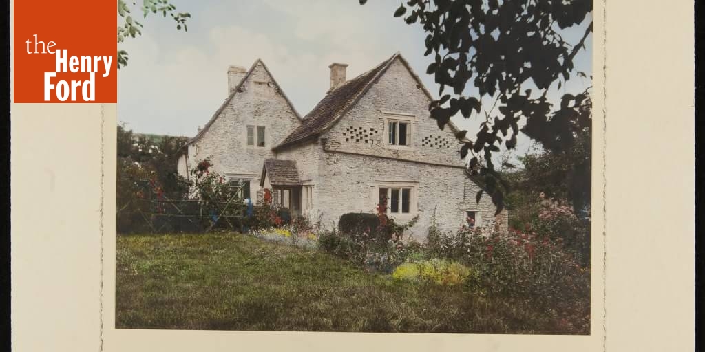 Cotswold Cottage At Its Original Site England 1929 1930 The