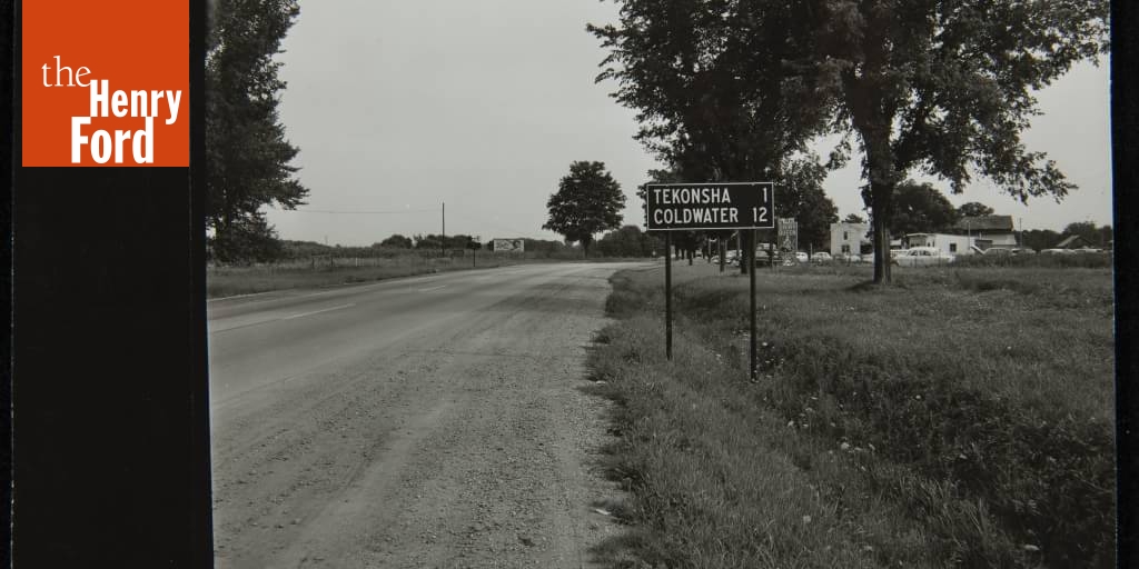 Road Sign near the Original Site of Dr. Howard's Office, Tekonsha