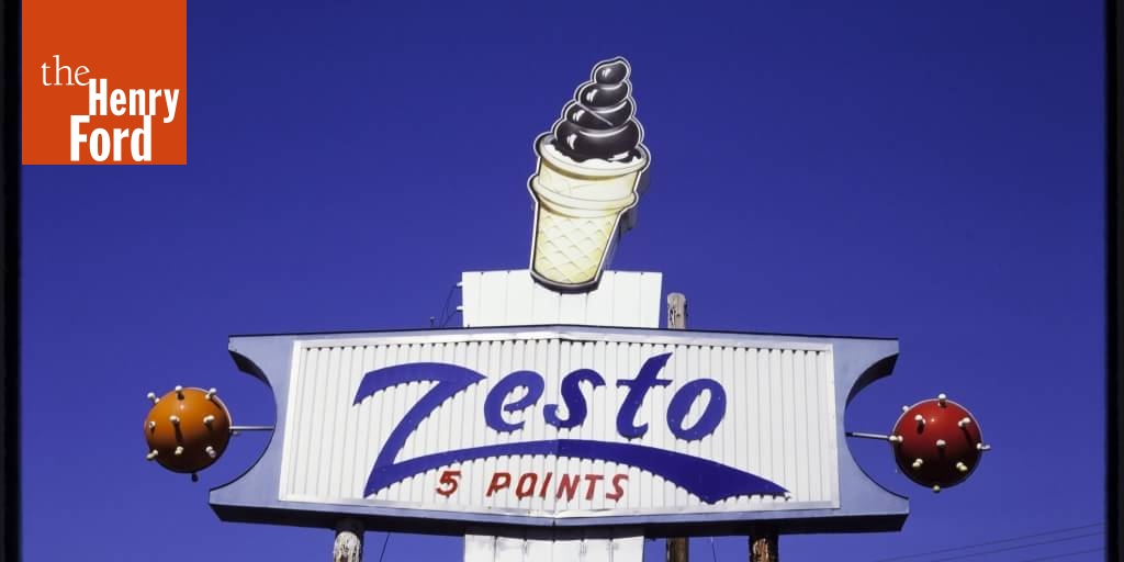 5 Points Zesto Ice Cream Sign, Columbia, South Carolina ...