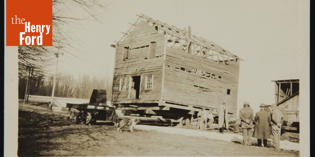 Loranger Gristmill at Its Original Site near Monroe, Michigan, 1927