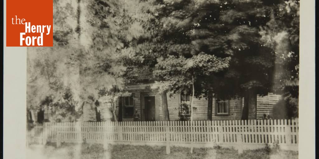 Edison Homestead at Its Original Site, Vienna, Ontario, Canada The
