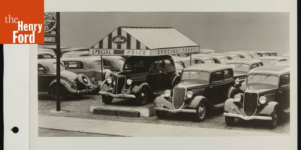 Ford Car Dealership, March 1937 The Henry Ford