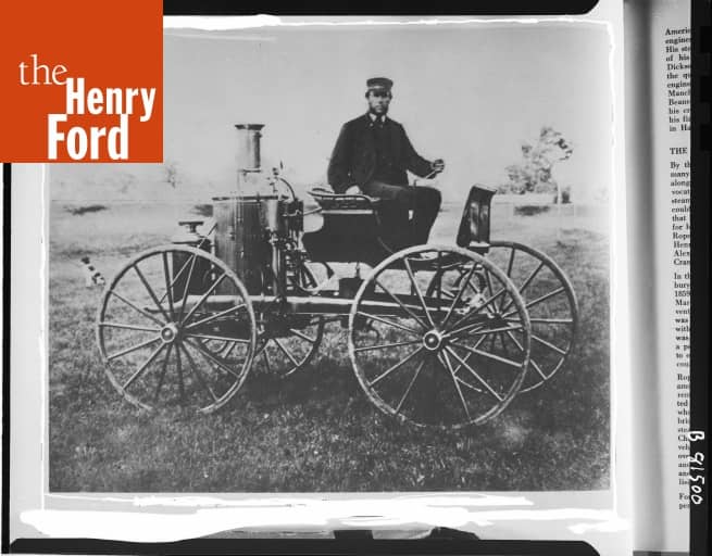 Sylvester Roper with Steam Carriage The Henry Ford
