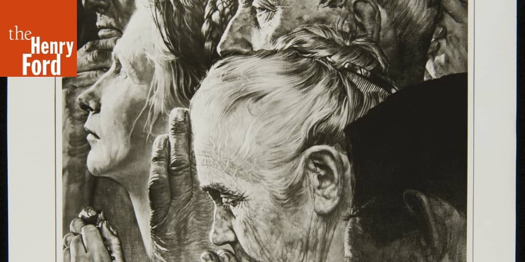 Ford Motor Company Quality Control Department Poster with Illustration